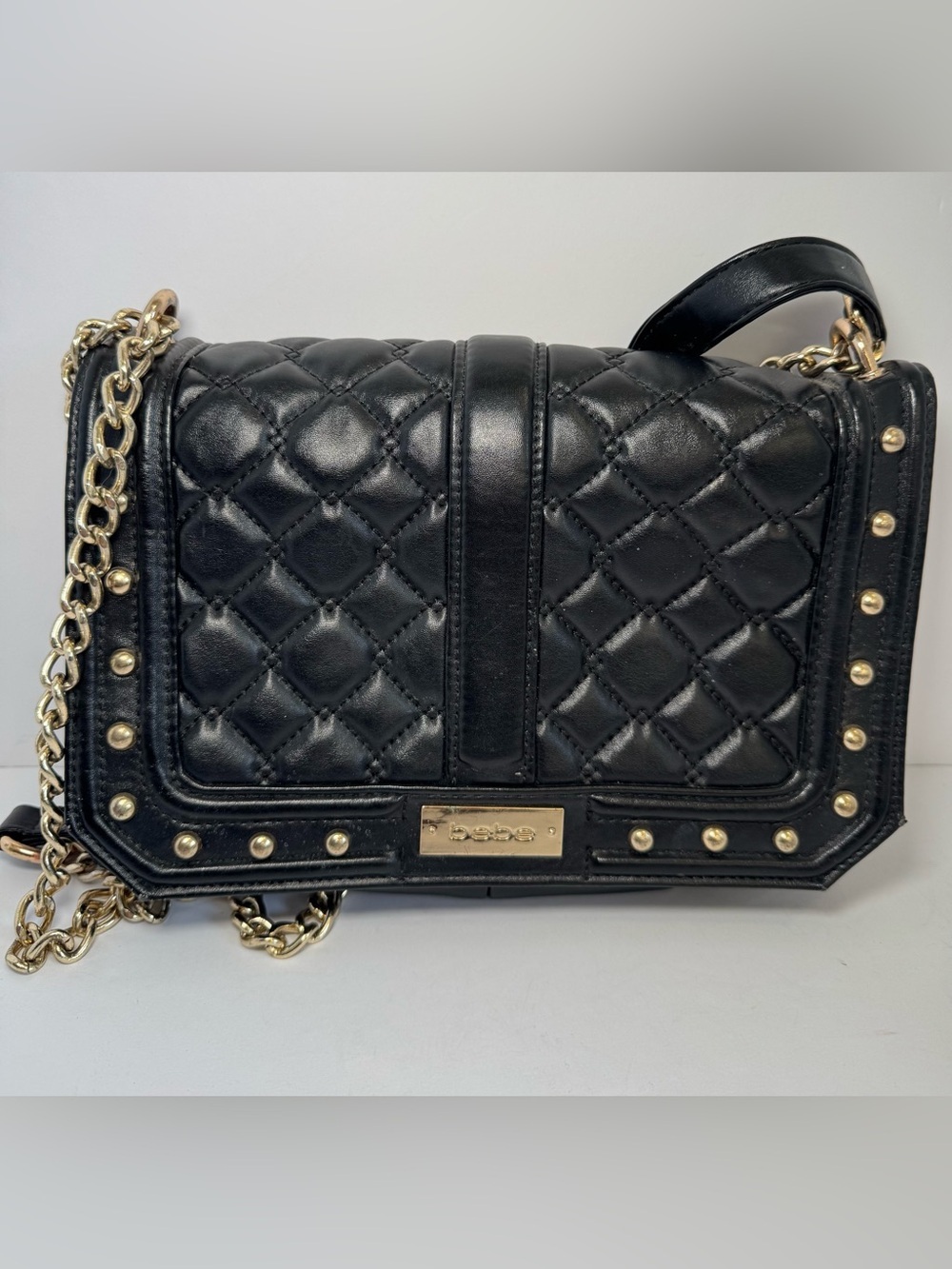 bebe Lily Quilted Mini Crossbody Bag